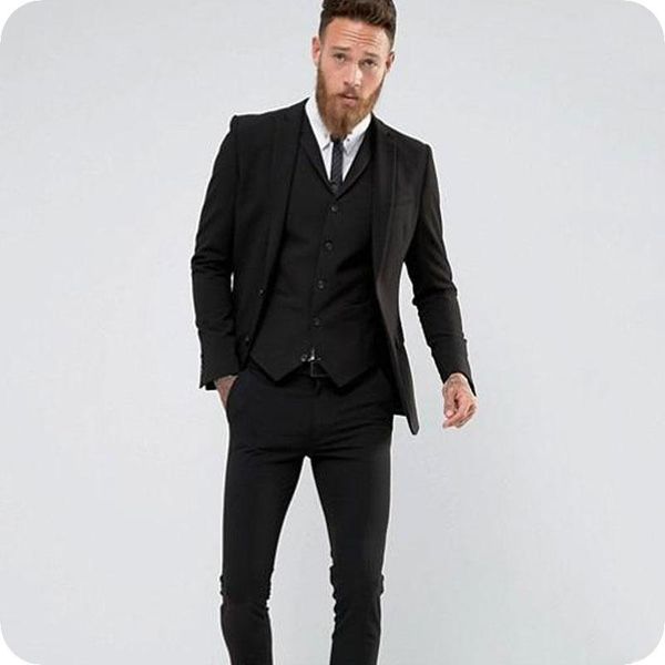 black men's classic business suits custom made groom wedding tuxedo man blazer costume homme 3piece coat pants vest ternos & blazers, White;black
black men's classic business suits custom made groom wedding tuxedo man blazer costume homme 3piece coat pants vest ternos & blazers, White;black
