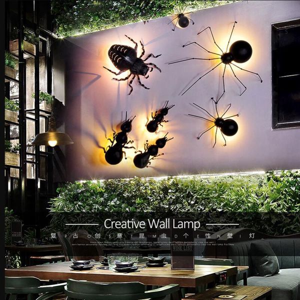 wall lamps novelty led ant spider beetle interesting animal insect lights black iron luminaire bracket lamp
wall lamps novelty led ant spider beetle interesting animal insect lights black iron luminaire bracket lamp