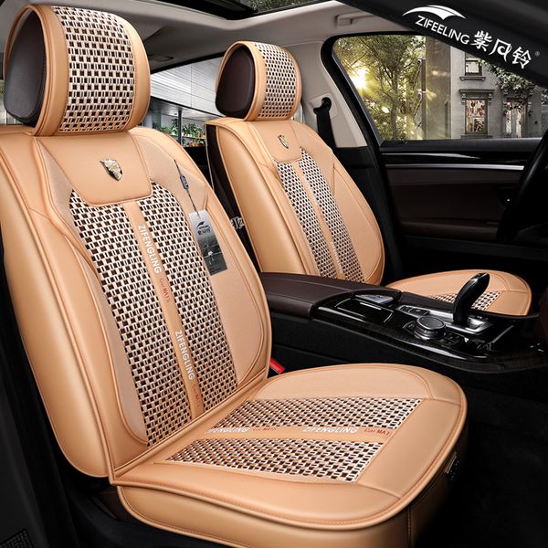 car accessory seat cover for sedan suv durable leather universal five seats set cushion including front and rear covers full covered gray de
car accessory seat cover for sedan suv durable leather universal five seats set cushion including front and rear covers full covered gray de
