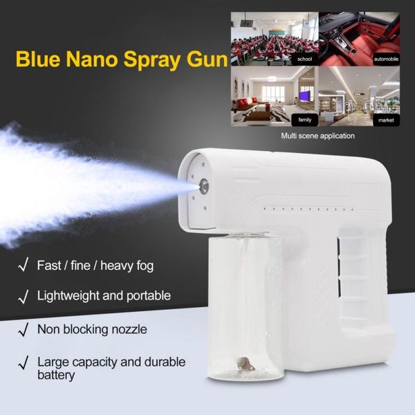 watering equipments 300ml wireless blu-ray nano sprayer usb electric home handheld charging sterilization spray gun touch screen sanitizer
watering equipments 300ml wireless blu-ray nano sprayer usb electric home handheld charging sterilization spray gun touch screen sanitizer