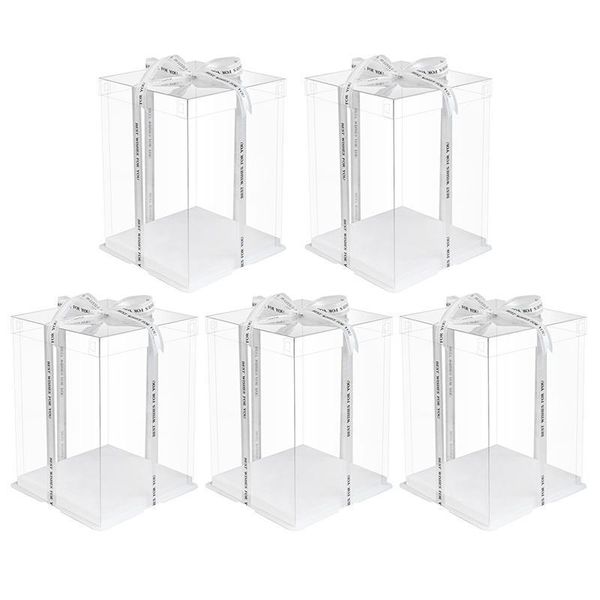 gift wrap 5pcs transparent birthday cake box packaging boxes organizer case for cafe bar home dessert shop(white)
gift wrap 5pcs transparent birthday cake box packaging boxes organizer case for cafe bar home dessert shop(white)