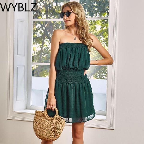 casual dresses wyblz backless ruched wrap dress 2021 summer woman sleeveless strapless mini beach party vestidos sweet robe, Black;gray
casual dresses wyblz backless ruched wrap dress 2021 summer woman sleeveless strapless mini beach party vestidos sweet robe, Black;gray