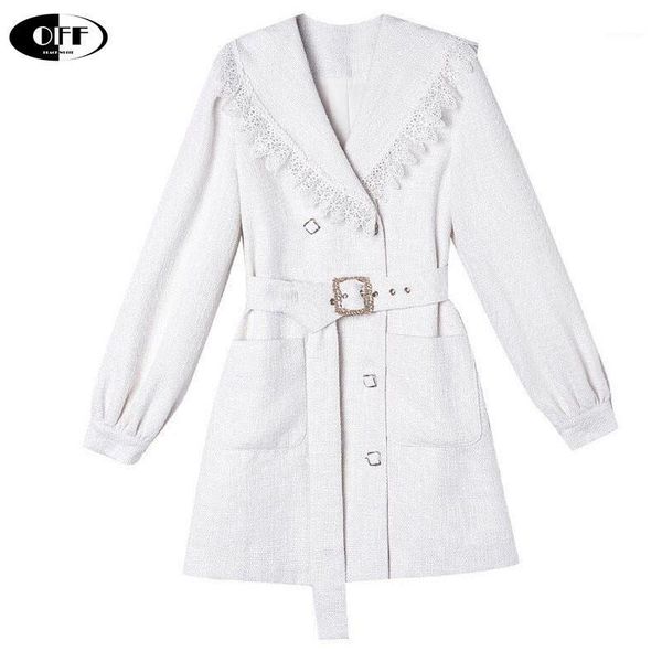 casual dresses runway women elegant tweed mini dress lace splice collar long sleeve female fashion chic short lady office robes, Black;gray
casual dresses runway women elegant tweed mini dress lace splice collar long sleeve female fashion chic short lady office robes, Black;gray