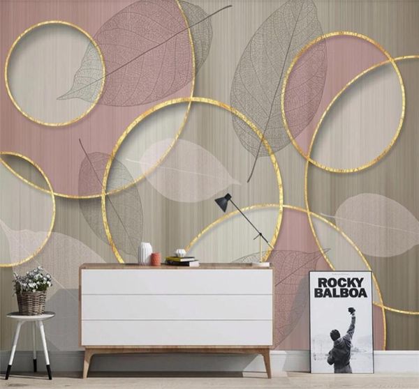 wallpapers custom large 8d wallpaper wall cloth light luxurious gold circle transparent leaf pink background decoration mural
wallpapers custom large 8d wallpaper wall cloth light luxurious gold circle transparent leaf pink background decoration mural