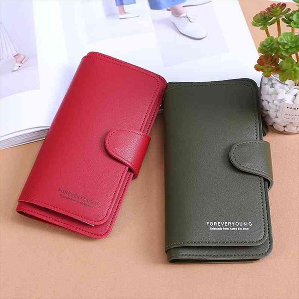 style long womens wallet buckle purse soft card mobile phone bag carrying selling, Red;black
style long womens wallet buckle purse soft card mobile phone bag carrying selling, Red;black