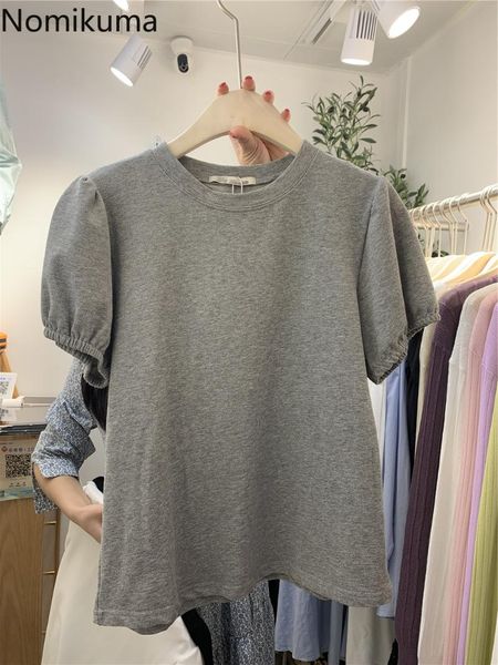 nomikuma korean puff sleeve woman tshirts causal o-neck solid graphic t shirts 2021 summer chic blusas mujer de moda 6g985 women's t-sh, White
nomikuma korean puff sleeve woman tshirts causal o-neck solid graphic t shirts 2021 summer chic blusas mujer de moda 6g985 women's t-sh, White