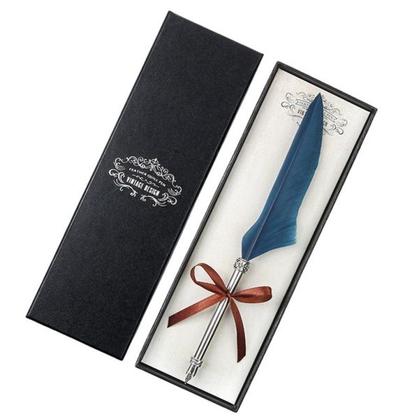 fountain pens 1pc european feather pen english calligraphy dip writing stationery with gift box wedding decorate quill 23 kind
fountain pens 1pc european feather pen english calligraphy dip writing stationery with gift box wedding decorate quill 23 kind