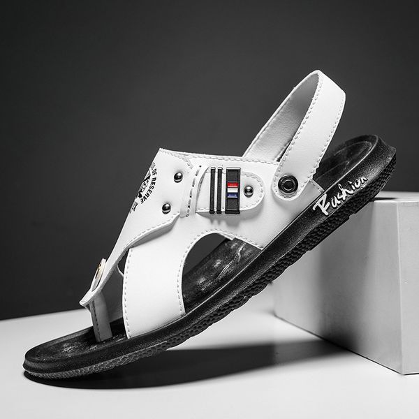 summer sandals summer men's slippers casual beach mu6g, Black 
summer sandals summer men's slippers casual beach mu6g, Black