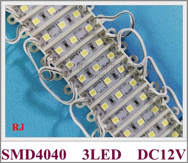 36mm*09mm smd 4040 led module 3 light for sign letter dc12v smd4040 3led 0.9w 100lm ip65 high bright energy saving modules
36mm*09mm smd 4040 led module 3 light for sign letter dc12v smd4040 3led 0.9w 100lm ip65 high bright energy saving modules