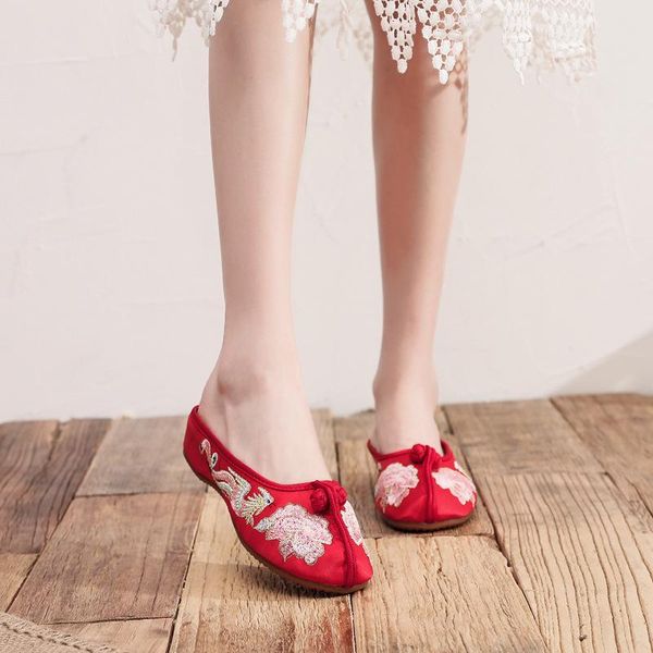 ethnic style embroider mules shoes women slippers wedges red pink heels comfortable casual soft slipper woman vulcanize, Black
ethnic style embroider mules shoes women slippers wedges red pink heels comfortable casual soft slipper woman vulcanize, Black