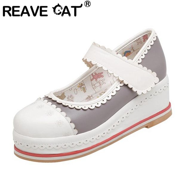 dress shoes reave cat 2021 sweet pumps lolita platforms mary janes hook loop candy color party thick sole pink orange white grey a4525, Black
dress shoes reave cat 2021 sweet pumps lolita platforms mary janes hook loop candy color party thick sole pink orange white grey a4525, Black