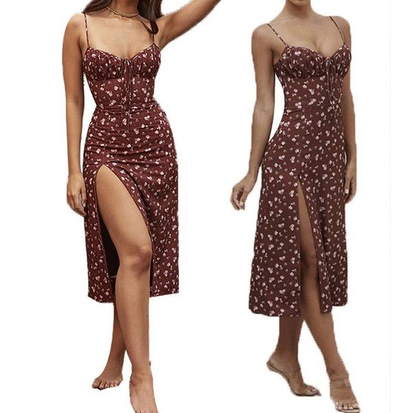 casual dresses women long floral deep sleeveless v-neck dress slim sling, Black;gray
casual dresses women long floral deep sleeveless v-neck dress slim sling, Black;gray