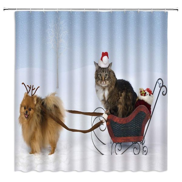 christmas animal shower curtain dog cat cosplay reindeer santa decor kids funny pet snow winter sled puppy papillon fabric bath
christmas animal shower curtain dog cat cosplay reindeer santa decor kids funny pet snow winter sled puppy papillon fabric bath
