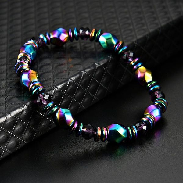 beaded, strands color obsidian magnet bracelet in addition to static electricity help sleep anti-fatigue energy fashion, Black
beaded, strands color obsidian magnet bracelet in addition to static electricity help sleep anti-fatigue energy fashion, Black