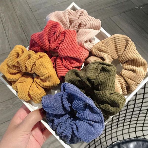 autumn winter corduroy women hair scrunchies solid color stripe ruffle bands for girls ponytail holder elastic rope1
autumn winter corduroy women hair scrunchies solid color stripe ruffle bands for girls ponytail holder elastic rope1