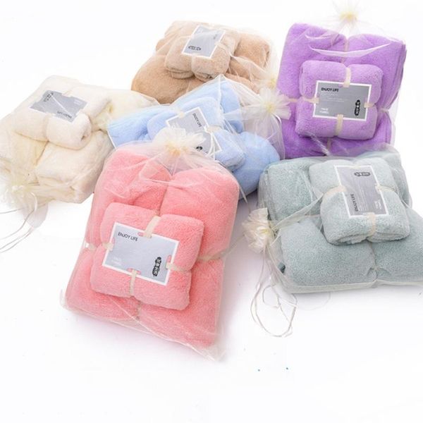 towel coral velvet large bath with soft absorbent microfiber home textile
