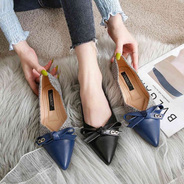 dress shoes dedo do pé apontado sapatos femininos primavera novo um pedal macio-sola ervilhas senhora casual plana boca rasa tamanho grande, Black
dress shoes dedo do pé apontado sapatos femininos primavera novo um pedal macio-sola ervilhas senhora casual plana boca rasa tamanho grande, Black