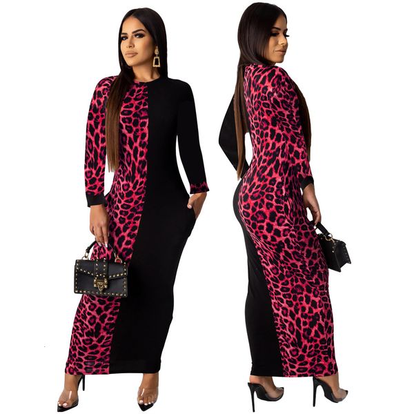 colorful leopard printed panelled women party autumn long sleeves crew neck elegant ankle length nightclub 4 colors, Black;gray
colorful leopard printed panelled women party autumn long sleeves crew neck elegant ankle length nightclub 4 colors, Black;gray