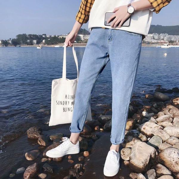 fashion jeans men male loose ins pants trend solid color directly canister cowboy trousers designer denim skinny men's, Blue
fashion jeans men male loose ins pants trend solid color directly canister cowboy trousers designer denim skinny men's, Blue