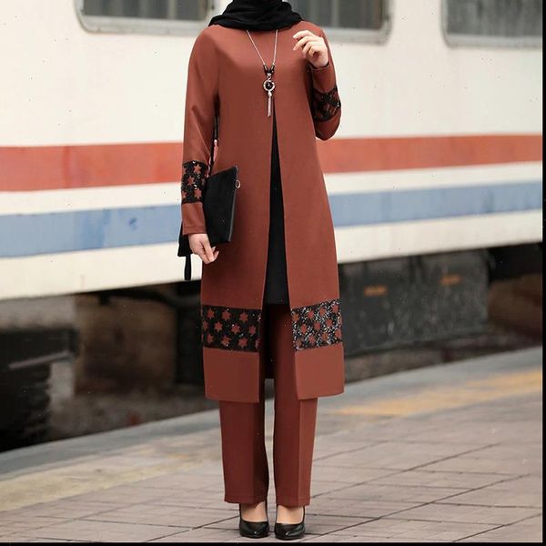 muslim set middle east womens pants dubai plus size abaya suit two piece islamic clothing long dress, White
muslim set middle east womens pants dubai plus size abaya suit two piece islamic clothing long dress, White