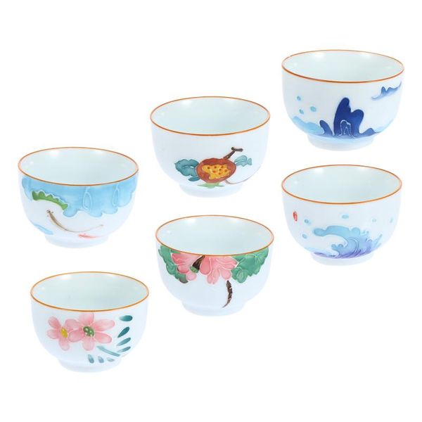 disposable cups & straws 6pcs household teaware durable tea ceramic single exquisite
disposable cups & straws 6pcs household teaware durable tea ceramic single exquisite