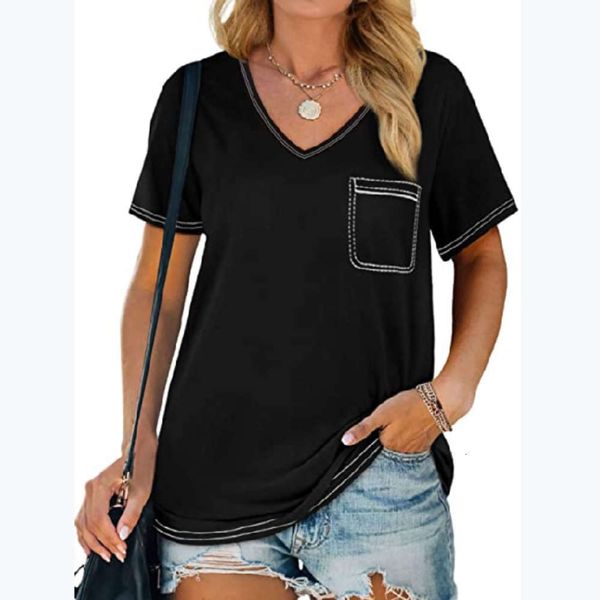 women's t-shirt 2021 summer solid color pocket off shoulder round neck short sleeve 0p82, White
women's t-shirt 2021 summer solid color pocket off shoulder round neck short sleeve 0p82, White