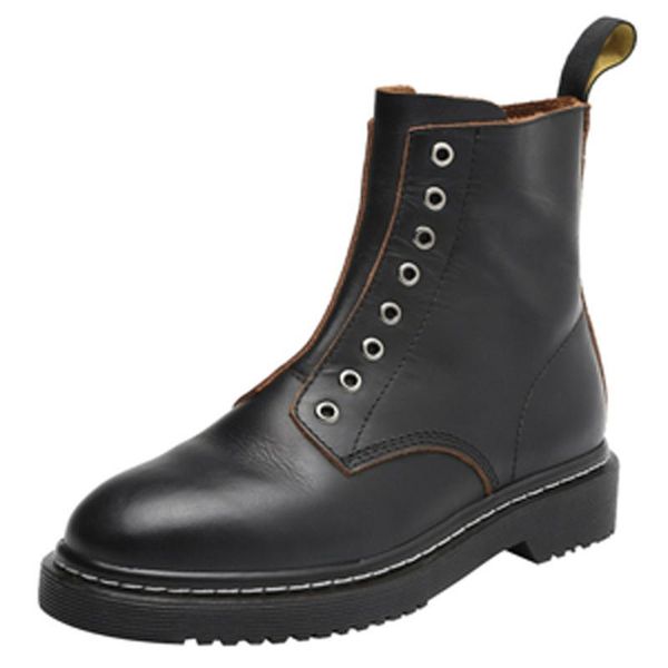 boots 2021 autumn leather round head ankle for women fashion platform black side zipper motorcycle
boots 2021 autumn leather round head ankle for women fashion platform black side zipper motorcycle