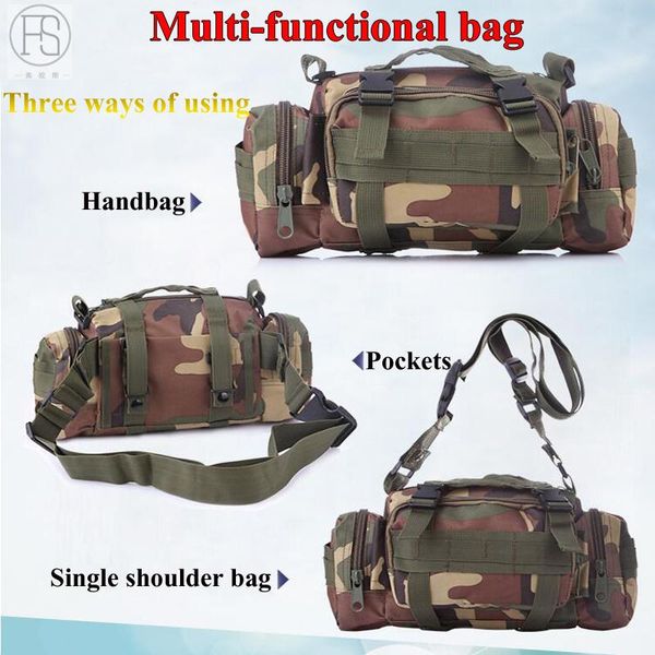 multi-functional sport bag waterproof tactical hiking fishing package leisure handbag tavelling pockets single shoulder outdoor bags
multi-functional sport bag waterproof tactical hiking fishing package leisure handbag tavelling pockets single shoulder outdoor bags