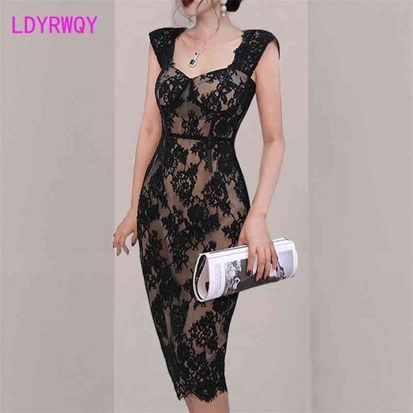 ldyrwqy summer halter see-through lace vest with hip fashion slim dress office lady polyester 210416, Black;gray
ldyrwqy summer halter see-through lace vest with hip fashion slim dress office lady polyester 210416, Black;gray
