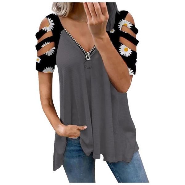 women's t-shirt women tshirt with leopard print tshirts summer ladies printed t shirts fashion 2021 trending shirt zip, White
women's t-shirt women tshirt with leopard print tshirts summer ladies printed t shirts fashion 2021 trending shirt zip, White