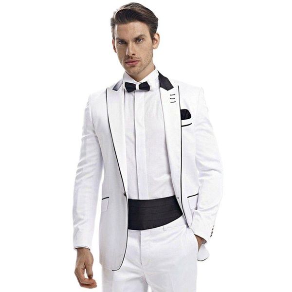 men's suits & blazers handsome white groom tuxedos toast dress business dinner coat trousers sets customize (jacket+pants+tie) k:190, White;black
men's suits & blazers handsome white groom tuxedos toast dress business dinner coat trousers sets customize (jacket+pants+tie) k:190, White;black