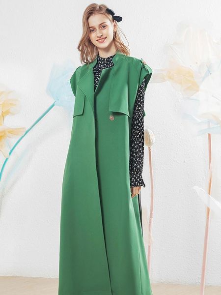 women's trench coats 2021 spring and autumn green long vest super immortal temperament versatile trendy korean loose lace up jacket wom, Tan;black
women's trench coats 2021 spring and autumn green long vest super immortal temperament versatile trendy korean loose lace up jacket wom, Tan;black
