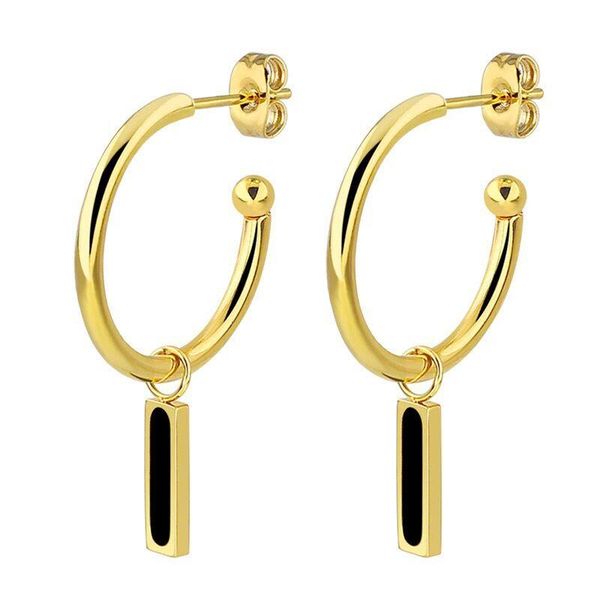 dangle & chandelier wholesale jewelry -- stainless titanium steel black oil drip drop earrings for women fashion gold color, Silver
dangle & chandelier wholesale jewelry -- stainless titanium steel black oil drip drop earrings for women fashion gold color, Silver