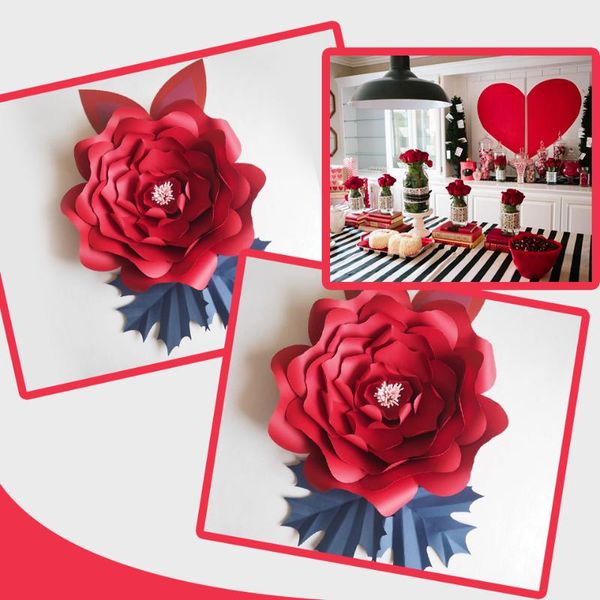 large red giant paper flowers rose fleurs backdrops 1 piece+ 2 leaves +2 ears for baby shower kids birthday nursery video decorative & wreat
large red giant paper flowers rose fleurs backdrops 1 piece+ 2 leaves +2 ears for baby shower kids birthday nursery video decorative & wreat