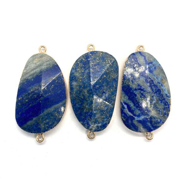 charms natural stone pendant blue lapis lazuli irregular for diy jewelry necklace bracelet earring handmade accessories, Bronze;silver 
charms natural stone pendant blue lapis lazuli irregular for diy jewelry necklace bracelet earring handmade accessories, Bronze;silver