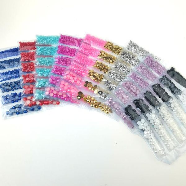 multi-colors abs imitation pearls flatback half diy for nail crafts decorations art, Silver;gold
multi-colors abs imitation pearls flatback half diy for nail crafts decorations art, Silver;gold