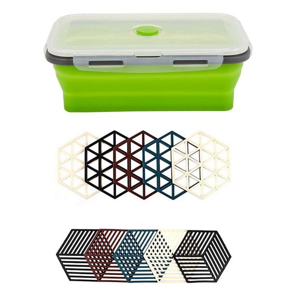 mats & pads 4pcs set foldable silicone food lunch box green 10 pcs trivet and hexagon
mats & pads 4pcs set foldable silicone food lunch box green 10 pcs trivet and hexagon