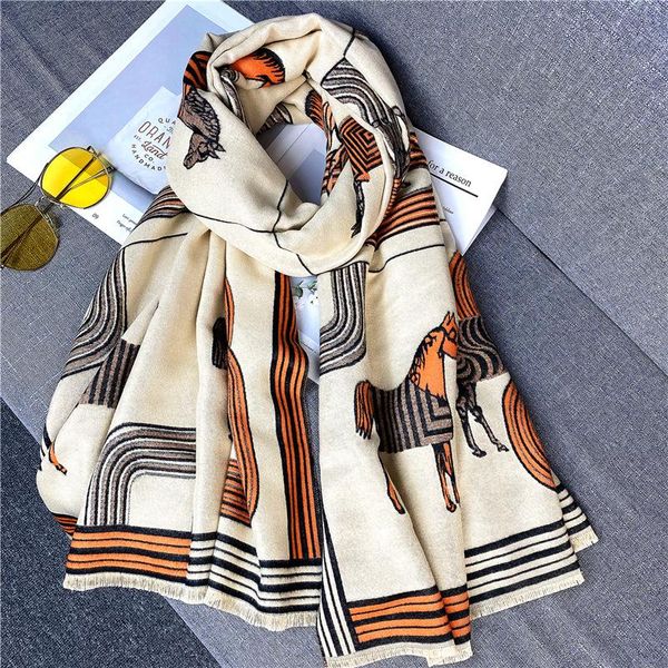 women winter scarf cashmere shawls and wrap lady warm double-sided thick blanket female foulard horse bandana scarves, Blue;gray
women winter scarf cashmere shawls and wrap lady warm double-sided thick blanket female foulard horse bandana scarves, Blue;gray