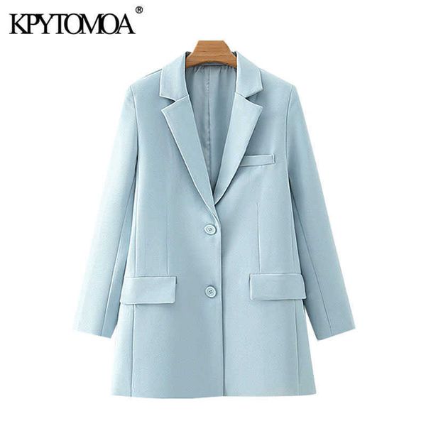 kpytomoa women fashion office wear single breasted blazer coat vintage long sleeve pockets female outerwear chic 210930, White;black
kpytomoa women fashion office wear single breasted blazer coat vintage long sleeve pockets female outerwear chic 210930, White;black