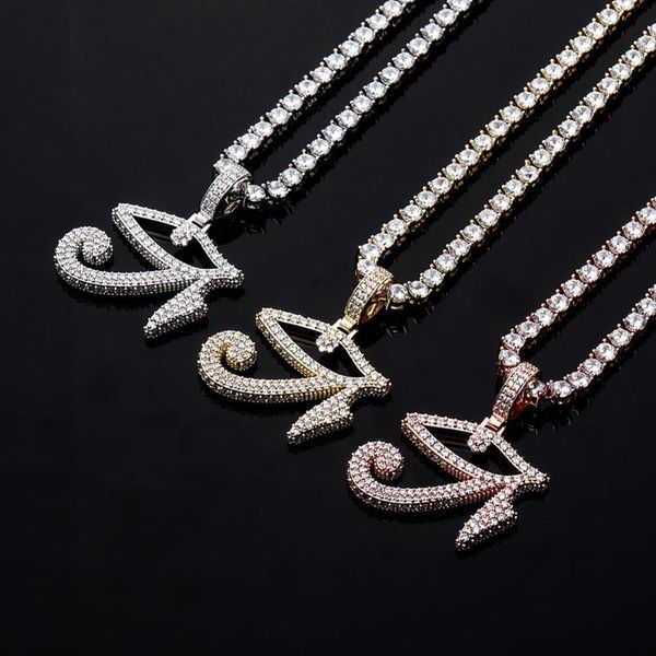 pendant necklaces eye of horus necklace with tennis chain gold color iced out cubic zirconia hip hop rock fashion jewelry gift, Silver
pendant necklaces eye of horus necklace with tennis chain gold color iced out cubic zirconia hip hop rock fashion jewelry gift, Silver