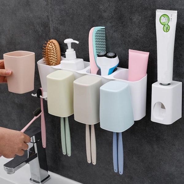 toothbrush holders multifunctional holder wall mounted slots toothpaste cosmetic organizer for bathroom washroom easy install
toothbrush holders multifunctional holder wall mounted slots toothpaste cosmetic organizer for bathroom washroom easy install