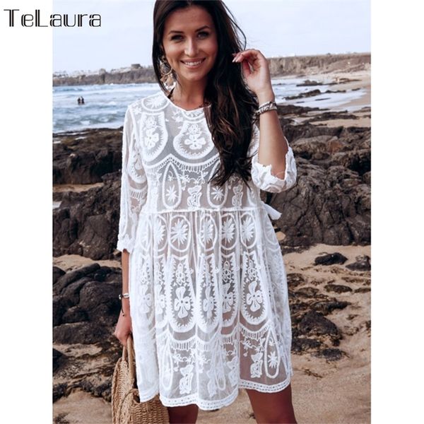 2021 new cover up swimsuit white lace dress women bikini swimwear bathing suit summer beach wear, White;black
2021 new cover up swimsuit white lace dress women bikini swimwear bathing suit summer beach wear, White;black
