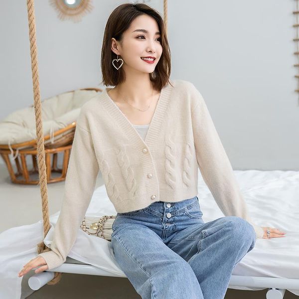 women's knits & tees cardigan women sweaters candy color single breasted v-neck loose criss-cross autumn casual outwear simple harajuku, White
women's knits & tees cardigan women sweaters candy color single breasted v-neck loose criss-cross autumn casual outwear simple harajuku, White