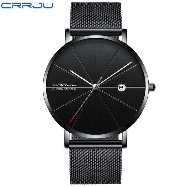 wristwatches men stainless steel watch water resist analog quartz ultrathin crrju business montre homme simple date clock, Slivery;brown
wristwatches men stainless steel watch water resist analog quartz ultrathin crrju business montre homme simple date clock, Slivery;brown
