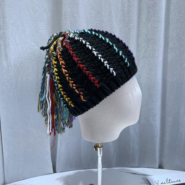 beanie/skull caps women craft knitting hip hop hats winter fashion dreadlocks tassels skullies bonnet outdoor street dance warm beanies, Blue;gray
beanie/skull caps women craft knitting hip hop hats winter fashion dreadlocks tassels skullies bonnet outdoor street dance warm beanies, Blue;gray