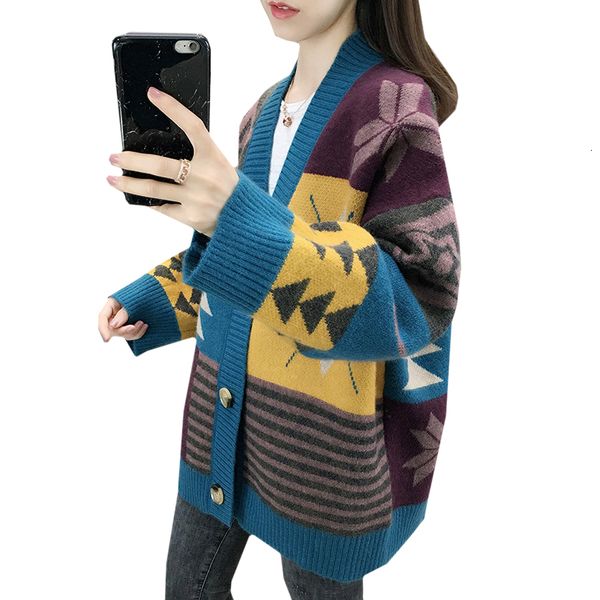 coat thick cardigan sweater mid-spring length and autumn in the form of korean diamond loose mesh lazy female jacket style, Tan;black
coat thick cardigan sweater mid-spring length and autumn in the form of korean diamond loose mesh lazy female jacket style, Tan;black