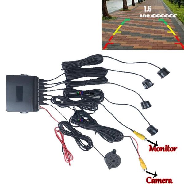 car rear view cameras& parking sensors dual core cpu video system sensor reverse backup radar 4 alarm beep show distance on display
car rear view cameras& parking sensors dual core cpu video system sensor reverse backup radar 4 alarm beep show distance on display