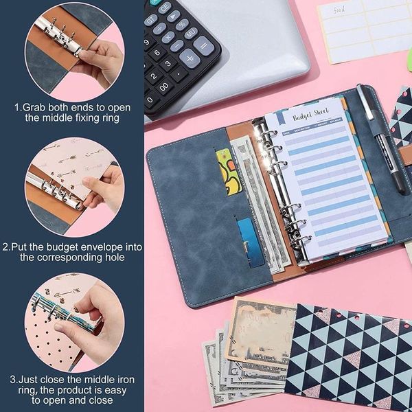 leather notebook binder 6 ring sets,12 budget envelope systems,12 expense and 24 bill plan labels gift wrap
leather notebook binder 6 ring sets,12 budget envelope systems,12 expense and 24 bill plan labels gift wrap