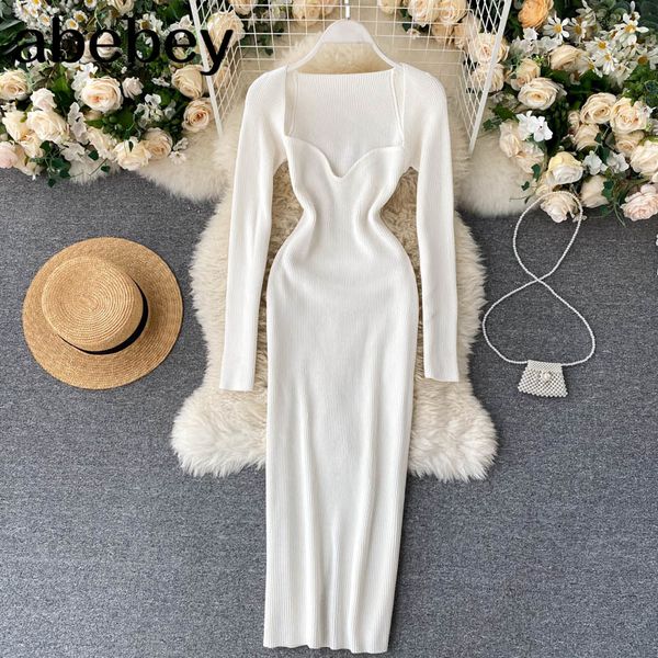 autumn women knitted dress square collar fashion korean elastic slim vestidos winter knit chic bodycon sweater dress, Black;gray
autumn women knitted dress square collar fashion korean elastic slim vestidos winter knit chic bodycon sweater dress, Black;gray