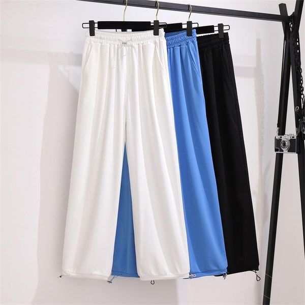 women's pants & capris autumn plus size soft elastic waist ankle length high bundle foot loose cusaul wide leg stretch mujer, Black;white
women's pants & capris autumn plus size soft elastic waist ankle length high bundle foot loose cusaul wide leg stretch mujer, Black;white